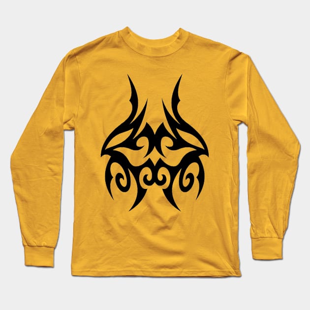 tribal tattoo Long Sleeve T-Shirt by wizooherb